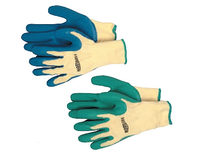 GANT DE TRICOT PAUME ENDUIT DE LATEX