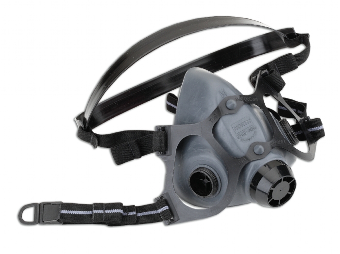 Masque Respiratoire Demi-face North 5500 - Taille Moyen - Pour Peinture, Pulvérisation - Neuf, Fabriqué Au Mexique