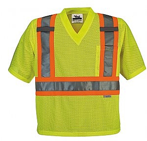 T-SHIRT POLYESTER AVEC BANDES