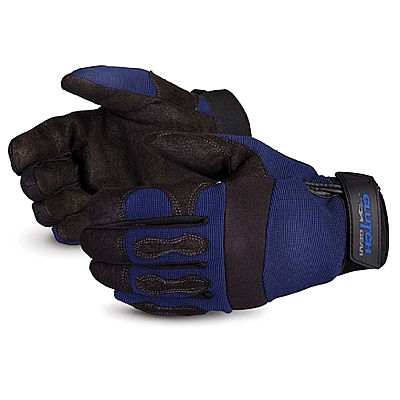 GANT MECANO PAUME CUIR NOIR