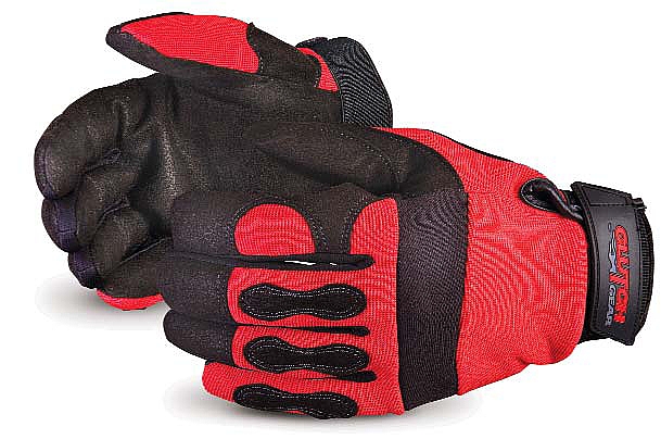 GANT MECANO PAUME CUIR NOIR