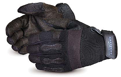 GANT MECANO PAUME CUIR NOIR