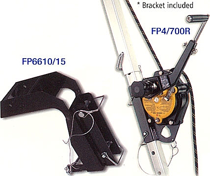 SUPPORT POUR LIGNE DE VIE RETRACTABLE