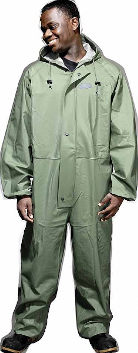 IMPERMÉABLE COUVRE-TOUT EN PVC VERT OLIVE