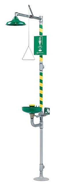 Douche combinée oculaire/faciale et d'urgence