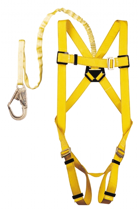 Harnais avec longe permanente