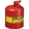 BIDONS SÉCURITAIRES DE TYPE 1 , SANS ENTONNOIR, CAPA, 5 GAL, ROUGE
