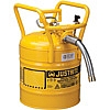 BIDONS SÉCURITAIRES D.O.T. D'ACCUFLOW, 5 GAL. JAUNE