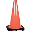 CONE DE CIRCULATION 18 PO. PVC.RÉS. POIDS 3 LBS
