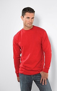 T-SHIRT M&O COL ROND HOMME MANCHES LONGUES 100% COTON 