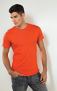 T-SHIRT M&O COL ROND HOMME MANCHES COURTES 100% COTON 