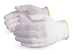 GANTS NYLON GRIS ANTI-STATIQUE