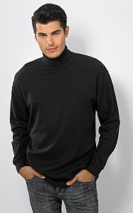 CHANDAIL COL ROULÉ KING FASHION HOMME MANCHES LONGUES 100% COTON INTERLOCK