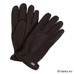 GANT CUIR FIN NOIR STYLE DRIVER DOUBLE HOMME OU FEMME