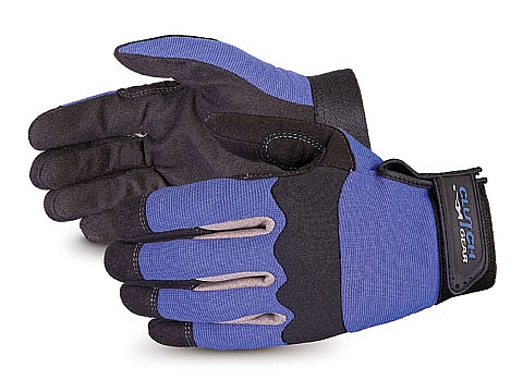 GANT MECANO PAUME CUIR NOIR