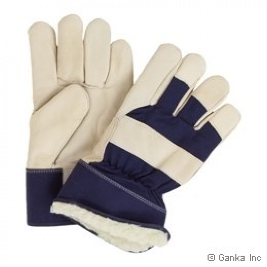 GANT CUIR DE VACHE DOUBLE MOUTON