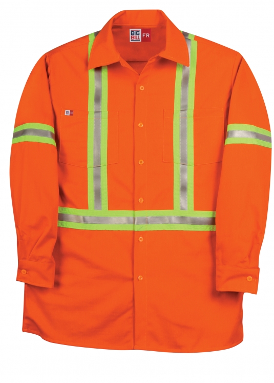 CHEMISE IGNIFUGE AVEC BANDES RÉFLÉCHISSANTES DE BIGBILL