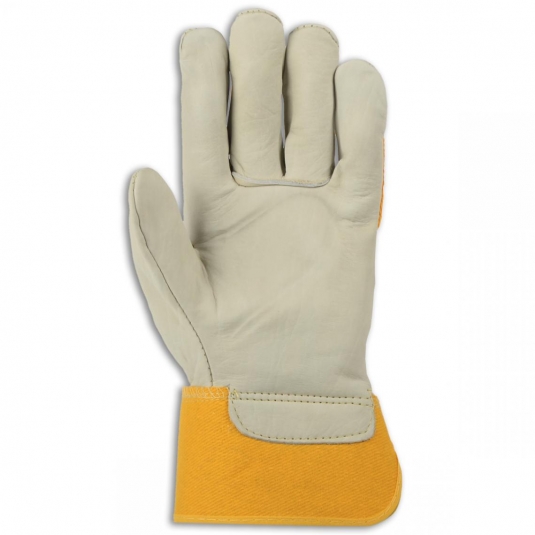 GANT DE CUIR DE VACHE PLEINE FLEUR
