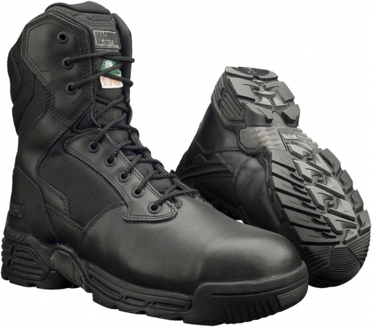 BOTTE UNIFORME MAGNUM 8'' UNISEXE AVEC CAP ET SEMELLE