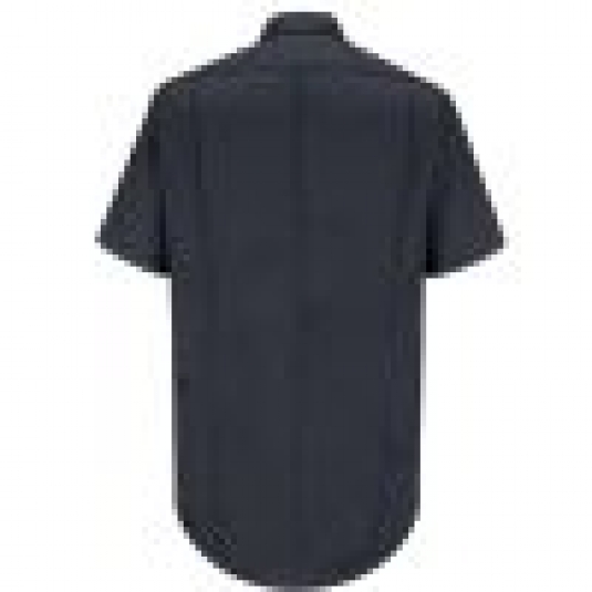 CHEMISE OFFICIER CANADIENNE UNISEXE AVEC BOUTONS DISSIMULÉS, MANCHES LONGUES OU COURTES, 65/35 POLYCOTON BLUEBLACK