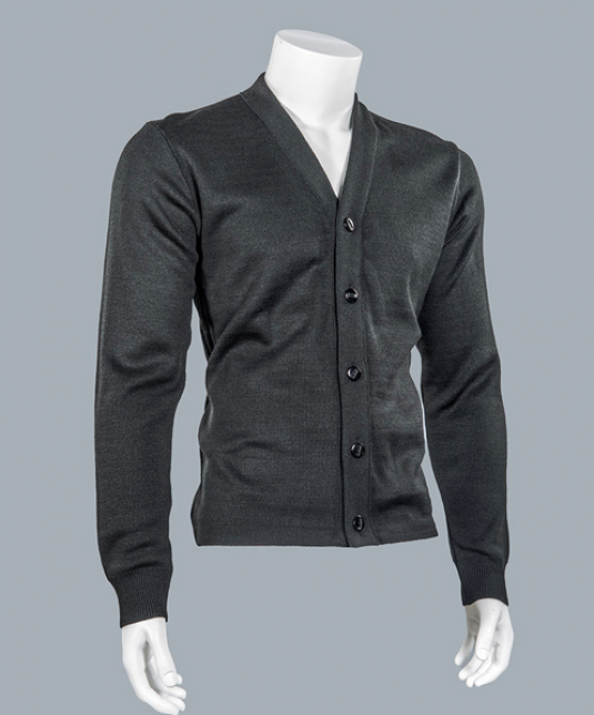 VESTE COL EN V AVEC BOUTONS 100% ACRYLIQUE UNISEXE