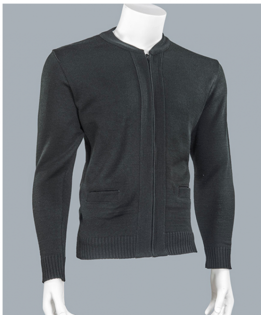 VESTE CORPORATIVE COL ROND UNISEXE AVEC ZIP ET POCHES 100% ACRYLIQUE
