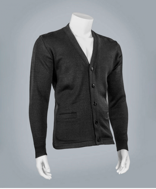 VESTE CORPORATIVE COL EN V UNISEXE AVEC BOUTONS ET POCHES 100% ACRYLIQUE