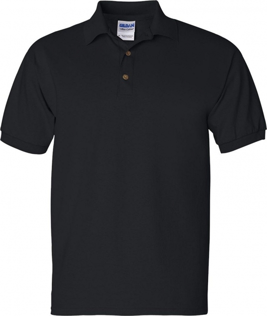 POLO GILDAN HOMME MANCHES COURTES BOUTONS BEIGES 50/50 POLY/COTON