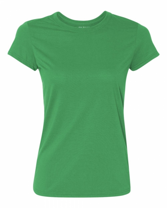 T-SHIRT GILDAN COL ROND HOMME OU FEMME MANCHES COURTES 100% POLYESTER