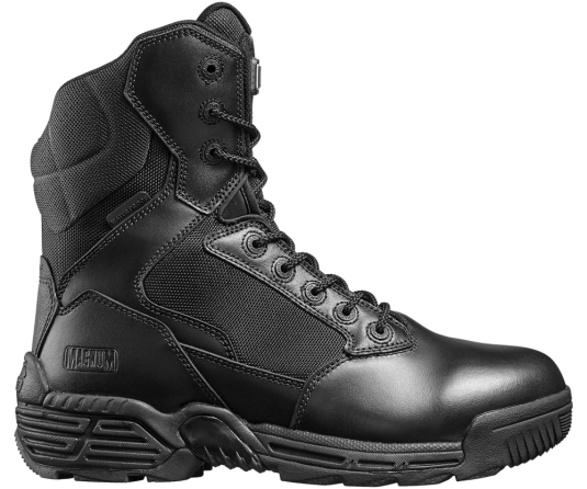BOTTE UNIFORME MAGNUM 8'' UNISEXE AVEC CAP ET SEMELLE, MEMBRANE IMPERMÉABLE ET ZIP