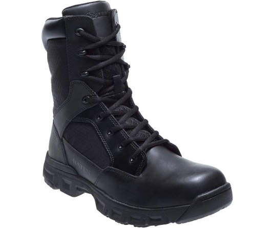 BOTTE UNIFORME BATES 8'' HOMME SANS CAP ET SEMELLE, AVEC ZIP