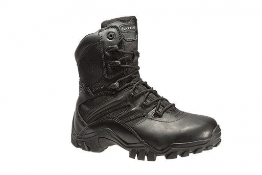BOTTE UNIFORME BATES 8'' HOMME SANS CAP ET SEMELLE AVEC ZIP