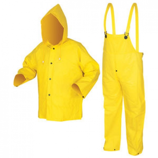 ENSEMBLE IMPERMÉABLE 3 PIÈCES EN PVC 0.35mm RZ100