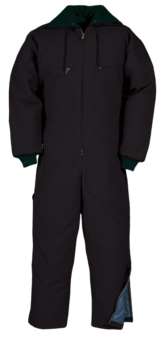 COUVRE-TOUT DOUBLÉ POLYESTER 100% COTON DUCK AVEC ZIPS AUX JAMBES
