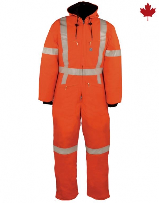 COUVRE-TOUT DOUBLÉ POLYESTER 100% COTON DUCK AVEC ZIPS AUX JAMBES