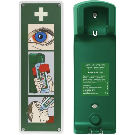 Support mural pour Douche oculaire Cederroth