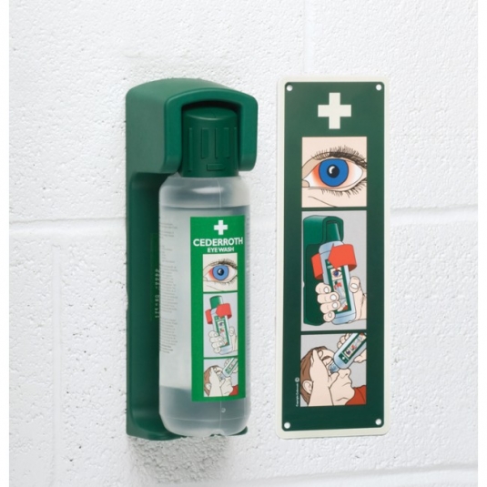 Support mural pour Douche oculaire Cederroth