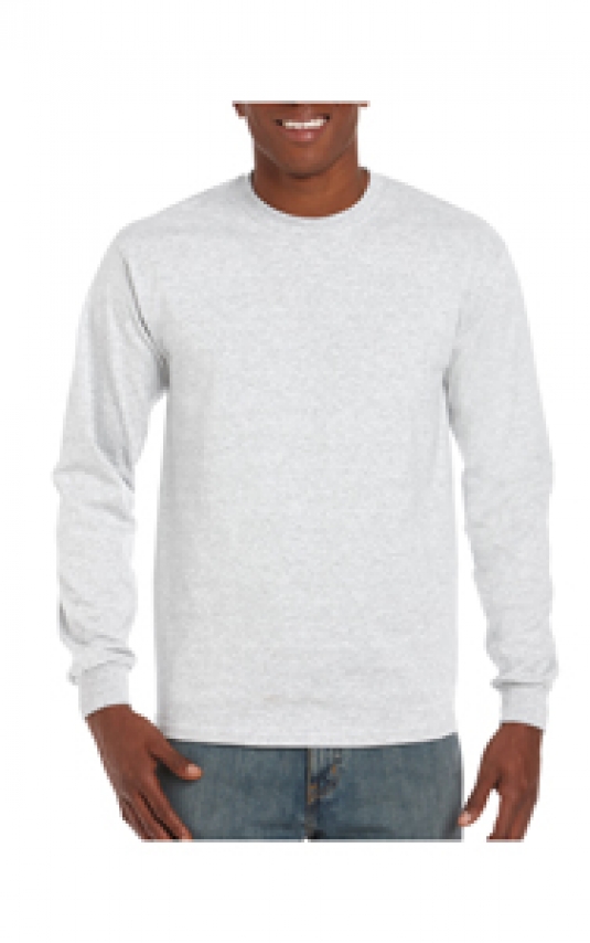 T-SHIRT GILDAN COL ROND HOMME MANCHES LONGUES 100% COTON 