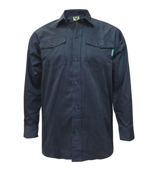 CHEMISE DE TRAVAIL GATTS HOMME MANCHES LONGUES OU COURTES AVEC BOUTONS 65/35 POLY/COTON
