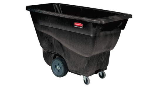 Chariot 1/2 verge³ à bascule en mousse structurée - RUBBERMAID