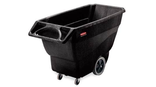 Chariot 3/4 verge³ à bascule en mousse structurée - RUBBERMAID