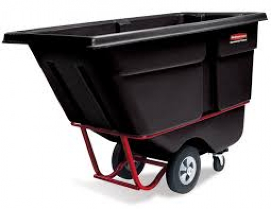 Chariot 1/2  verge³ à bascule - RUBBERMAID