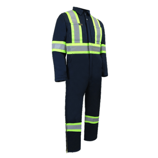 Couvre-tout haute visibilité avec zip aux jambes