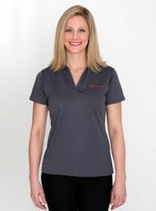 POLO EVERYDAY FEMME MANCHES COURTES 100% POLYESTER 