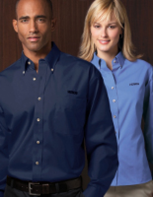 CHEMISE REGULAR FIT FORSYTH HOMME OU FEMME MANCHES LONGUES 40/60 POLY/COTON