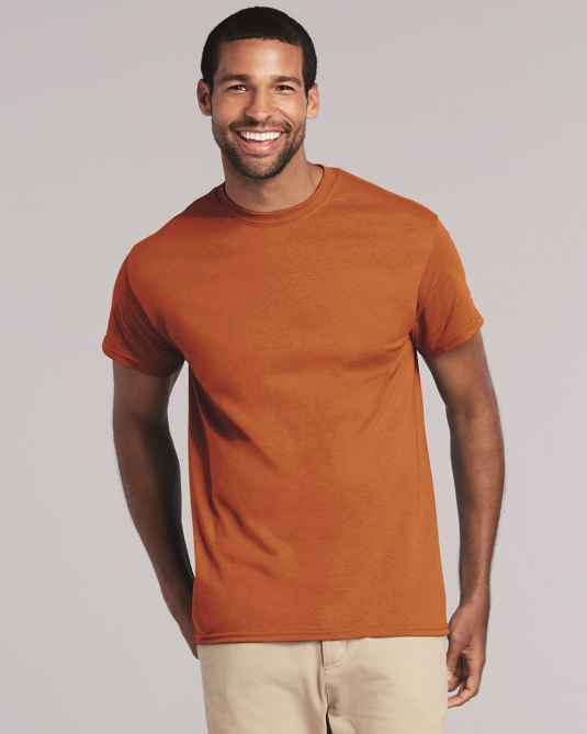 T-SHIRT GILDAN COL ROND HOMME MANCHES COURTES 50/50 POLYCOTON