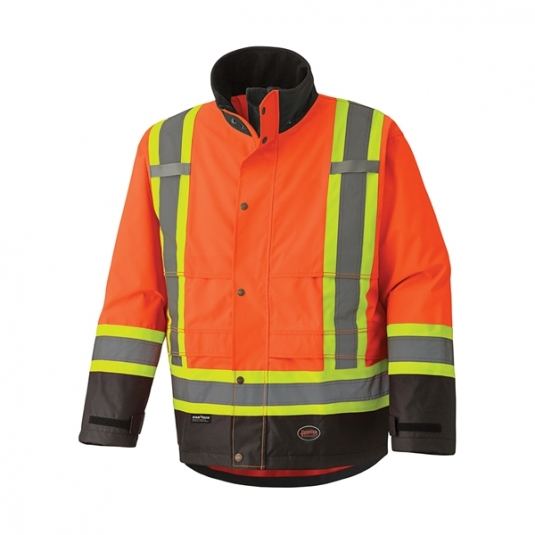 Manteau de sécurité haute visibilité, indéchirable et imperméable