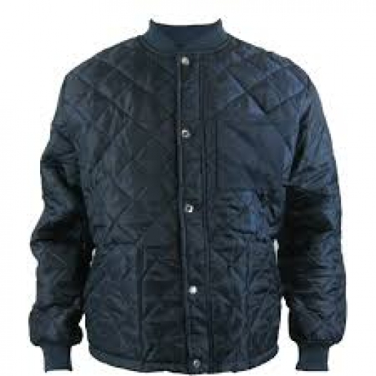 MANTEAU DE RÉFRIGÉRATEUR COURT NYLON 100 DENIERS DOUBLÉ 100% POLYESTER  POUR HOMME