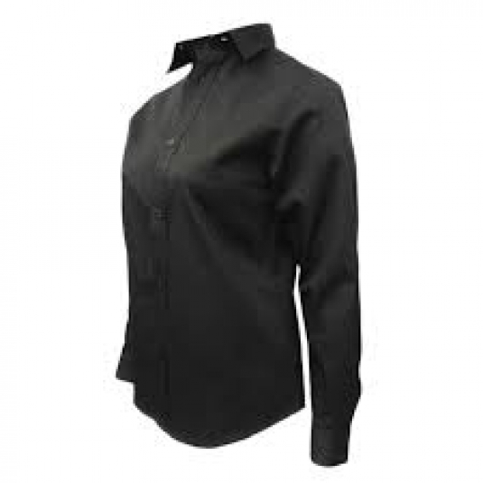 CHEMISE DE TRAVAIL GATTS FEMME MANCHES LONGUES AVEC BOUTONS 65/35 POLY/COTON