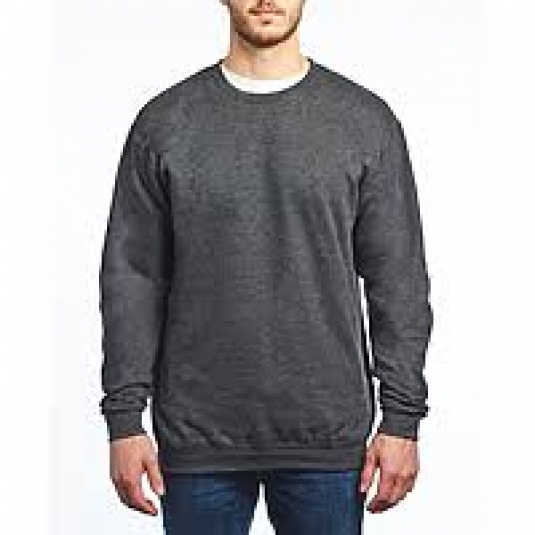 CHANDAIL MOLLETON  M&O COL ROND UNISEXE 50/50 POLY/COTON